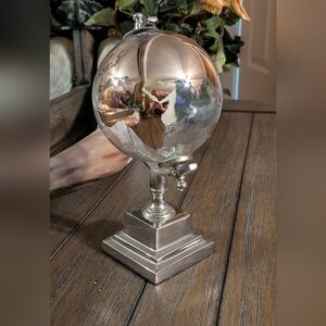 Silver Globe Decanter
